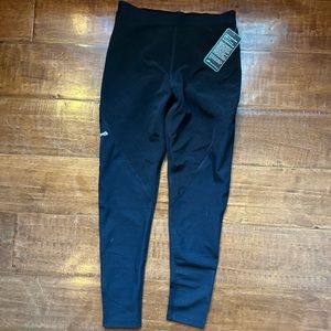 Physiclo resistance compression workout leggings. Medium/Black.